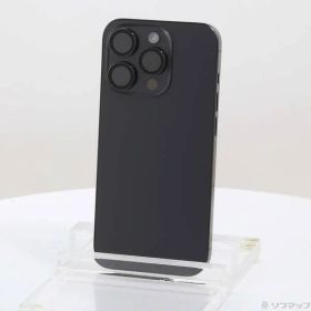 ソフマップ 〔中古品〕 iPhone15 Pro 256GB ブラックチタニウム MTUC3J／A SIMフリー【377】