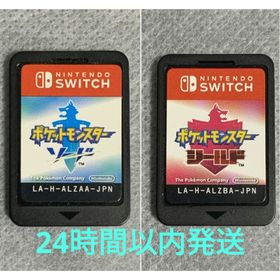 ニンテンドウ(任天堂)の【Switch】ポケットモンスター ソード / シールド ２本セット(家庭用ゲームソフト)