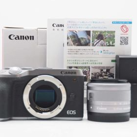 キャノン Canon EOS M6 Mark II 4K 15-45mm Lens Digital Camera Silver 元箱 [美品] #Z5783A