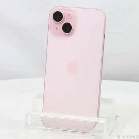【中古】Apple(アップル) iPhone15 128GB ピンク MTMJ3J／A SIMフリー 【352-ud】