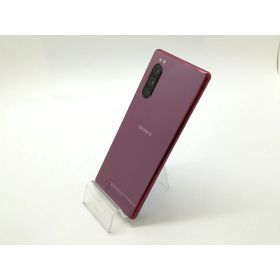 【中古】SONY SoftBank 【SIMロック解除済み】 Xperia 5 レッド 6GB 64GB 901SO【静岡】保証期間1ヶ月【ランクB】