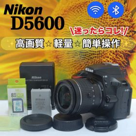 極美品✨Nikon D5600 一眼レフ シリーズ最新 スマホ転送 大人気機種☘️