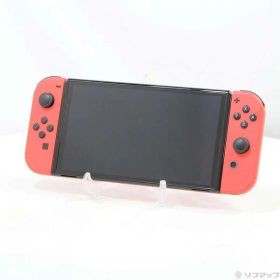 【中古】Nintendo(任天堂) Nintendo Nintendo Switch 有機ELモデル マリオレッド 【196-ud】