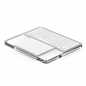 Sikai 2-in-1 スタンド for Apple MagicキーボードとApple Magicトラックパッドに対応 リストレスト 心地良い使用感同時収納 物を置き ラックスタンド Trackpad アクリル板の素材 Apple Magic Keyboard とMagic Trackpadに適用 人気 オシャレ
