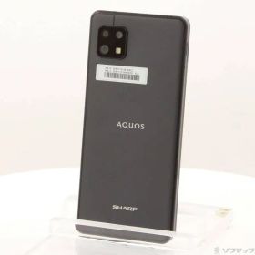 ソフマップ 〔中古品〕 AQUOS sense6s 64GB ブラック SH-RM19s 楽天 SIMフリー【262】