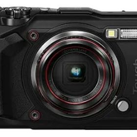 【中古】【1ヶ月保証】オリンパス OLYMPUS TTough TG-6 ブラック 1200万画素CMOS F2.0 15m 防水 100kgf耐荷重 GPS 内蔵Wi-Fi TG-6BLK SDカード付き