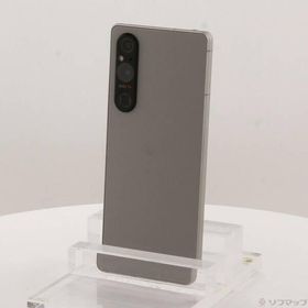 〔中古〕SONY(ソニー) Xperia 1 V 256GB プラチナシルバー SOG10 au SIMフリー〔344-ud〕