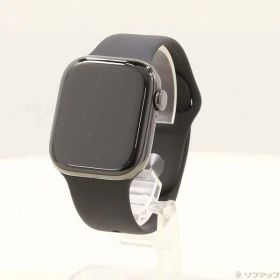 【中古】Apple(アップル) Apple Watch Series 10 GPS + Cellular 42mm スレートチタニウムケース ブラックスポーツバンド 【196-ud】