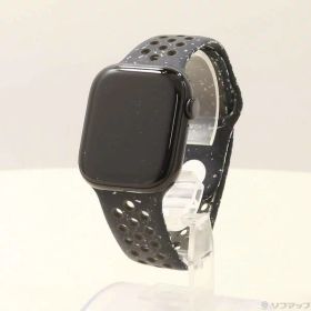 【中古】Apple(アップル) Apple Watch Series 10 GPS + Cellular 42mm ジェットブラックアルミニウムケース ミッドナイトスカイNikeスポーツバンド 【198-ud】
