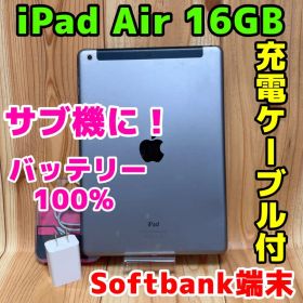 iPad Air 第1世代 Softbank 本体 16 GB 432