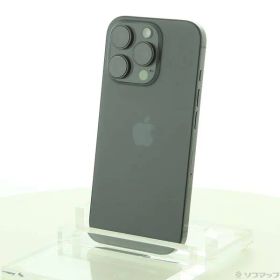 ソフマップ 〔中古品〕 iPhone16 Pro 256GB ブラックチタニウム MYN03J／A SIMフリー【344】