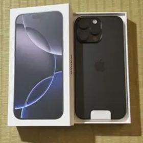 iPhone 16 pro max ブラックチタニウム 256GB SIMフリー