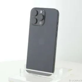 ソフマップ 〔中古品〕 iPhone16 Pro Max 256GB ブラックチタニウム 3N528J／A SIMフリー【297】