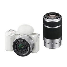 SONY ソニー デジタル一眼カメラ α アルファ VLOGCAM ZV-E10 ダブルズームレンズキット ZV-E10X-W ホワイト