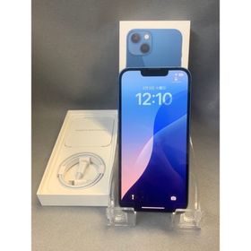 美品 国内版 SIMフリー iPhone13 256GB ブルー色(スマートフォン本体)