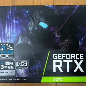 玄人志向GG-RTX3070-E8GBOCDF非LHR中古-1608