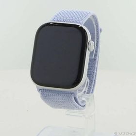 〔中古〕Apple(アップル) Apple Watch Series 10 GPS 46mm シルバーアルミニウムケース ブルークラウドスポーツループ〔269-ud〕