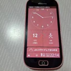 らくらくスマートフォン F-03K ピンク ドコモ 中古スマホ