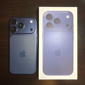 iPhone17pro 256GBディープブルー バッテリー容量100%