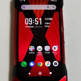 128G KYG01 TORQUE 5G レッド au SIMフリー