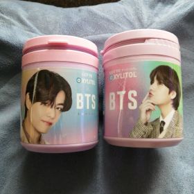 BTS XYLITOL ガム テテ テヒョン ２個セット 中身無し ボトルのみ