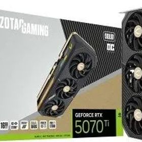 【新品】 ZOTAC GAMING GeForce RTX 5070 Ti SOLID OC 16GB GDDR7 グラフィックスカード ZT-B50710J-10P VD9057