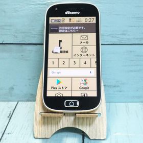 docomo F-03K ゴールド らくらくスマートフォン me 本体 白ロム SIMロック解除済み SIMフリー 659094