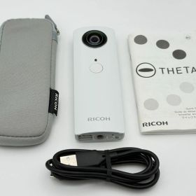 【美品】RICOH THETA m15 ホワイト リコー シータ 360度カメラ