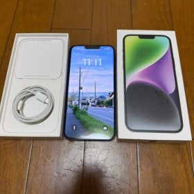 iPhone 14Plus 128GB ミッドナイト 付属品完備 iOS18.5