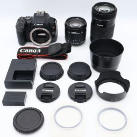 【シャッター回数：6000回以下】Canon キヤノン デジタル一眼レフカメラ EOS Kiss X10 ダブルズームキット #260126_551075008203