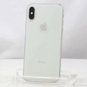 【中古】Apple(アップル) iPhoneXS 64GB シルバー MTAX2J／A SoftBank 【344-ud】