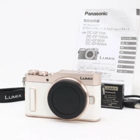 AB+ (良品) Panasonic パナソニック LUMIX DC-GF10 ボディ ホワイト シャッター数 1,310枚 初期不良返品対応 212-129