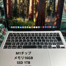 MacBook Air 2020 M1 16GB 1TB 完品