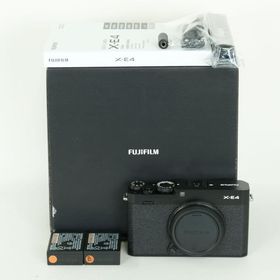 [良品 | シャッター数160回｜バッテリー2個付] FUJIFILM X-E4 [ボディ ブラック] | FUJIFILM Xマウント