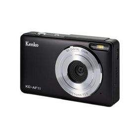 ケンコー(Kenko) KC-AF11BK ブラック 500万画素コンパクトデジタルカメラ 8倍デジタルズーム 手ブレ軽減