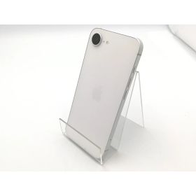 【中古】Apple 国内版 【SIMフリー】 iPhone 16e 128GB ホワイト MD1R4J/A【ECセンター】保証期間1ヶ月【ランクA】