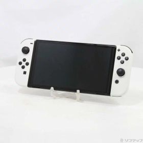 【中古】Nintendo(任天堂) Nintendo Switch 有機ELモデル Joy-Con(L)／(R) ホワイト 【297-ud】