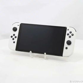 【中古】Nintendo(任天堂) Nintendo Switch 有機ELモデル Joy-Con(L)／(R) ホワイト 【297-ud】