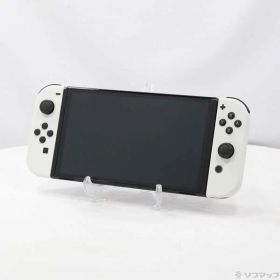 【中古】Nintendo(任天堂) Nintendo Switch 有機ELモデル Joy-Con(L)／(R) ホワイト 【344-ud】