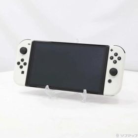 【中古】Nintendo(任天堂) Nintendo Switch 有機ELモデル Joy-Con(L)／(R) ホワイト 【344-ud】
