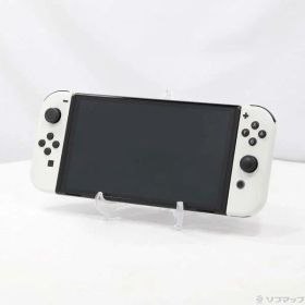 【中古】Nintendo(任天堂) Nintendo Switch 有機ELモデル Joy-Con(L)／(R) ホワイト 【344-ud】