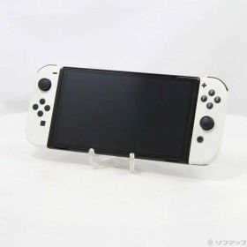 【中古】Nintendo(任天堂) Nintendo Switch 有機ELモデル Joy-Con(L)／(R) ホワイト 【297-ud】