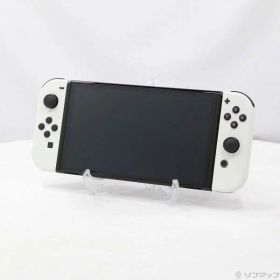 【中古】Nintendo(任天堂) Nintendo Switch 有機ELモデル Joy-Con(L)／(R) ホワイト 【344-ud】