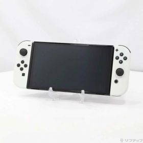 【中古】Nintendo(任天堂) Nintendo Switch 有機ELモデル Joy-Con(L)／(R) ホワイト 【344-ud】