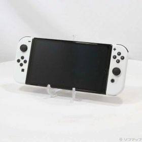 【中古】Nintendo(任天堂) Nintendo Switch 有機ELモデル Joy-Con(L)／(R) ホワイト 【348-ud】