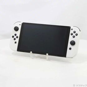 【中古】Nintendo(任天堂) Nintendo Switch 有機ELモデル Joy-Con(L)／(R) ホワイト 【297-ud】