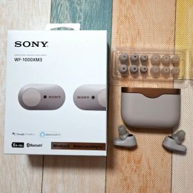 SONY WF-1000XM3 プラチナシルバー 箱付き ワイヤレスイヤホン