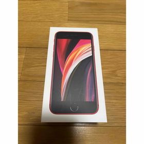 アイフォーン(iPhone)のiPhoneSE2レッド 128 GB docomo(スマートフォン本体)