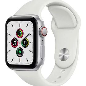 【中古】【安心保証】 SE 第1世代[40mm/セルラー]アルミ シルバー Apple Watch