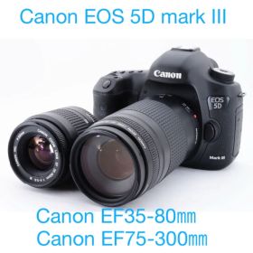 一眼レフカメラ Canon EOS 5D mark III標準&望遠レンズセット
